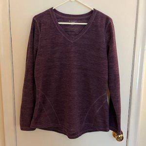 Tek Gear Women's Fleece, Long Sleeve Shirt , Large